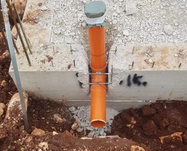 Postavljanje temeljne kanalizacije